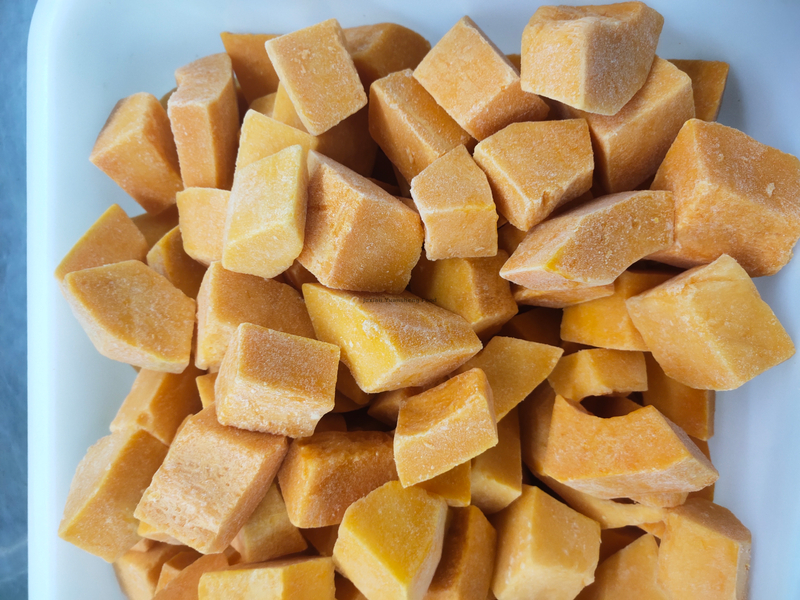 Simply Nature Frozen Diced Pumpkin with BRC Certification