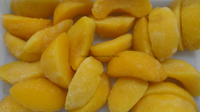 100% Nature Frozen Peach Strips with High Vitamin Content 