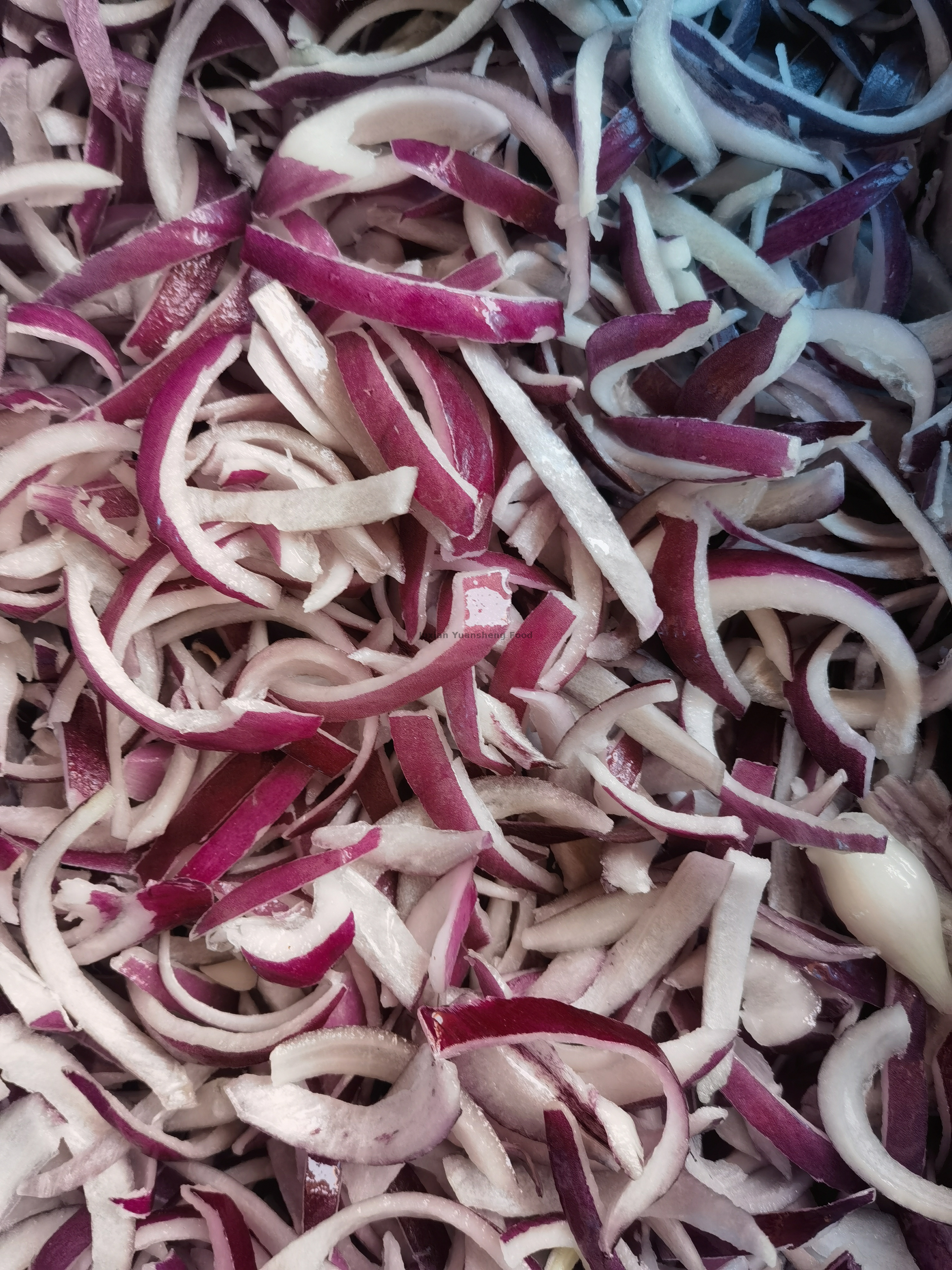 100% Natural Grade A Frozen Red Onion Strip 5-7MM Taste Typical 