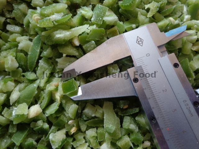  100% Natural High Quality Frozen Green Chilli Cut with BRC Certification