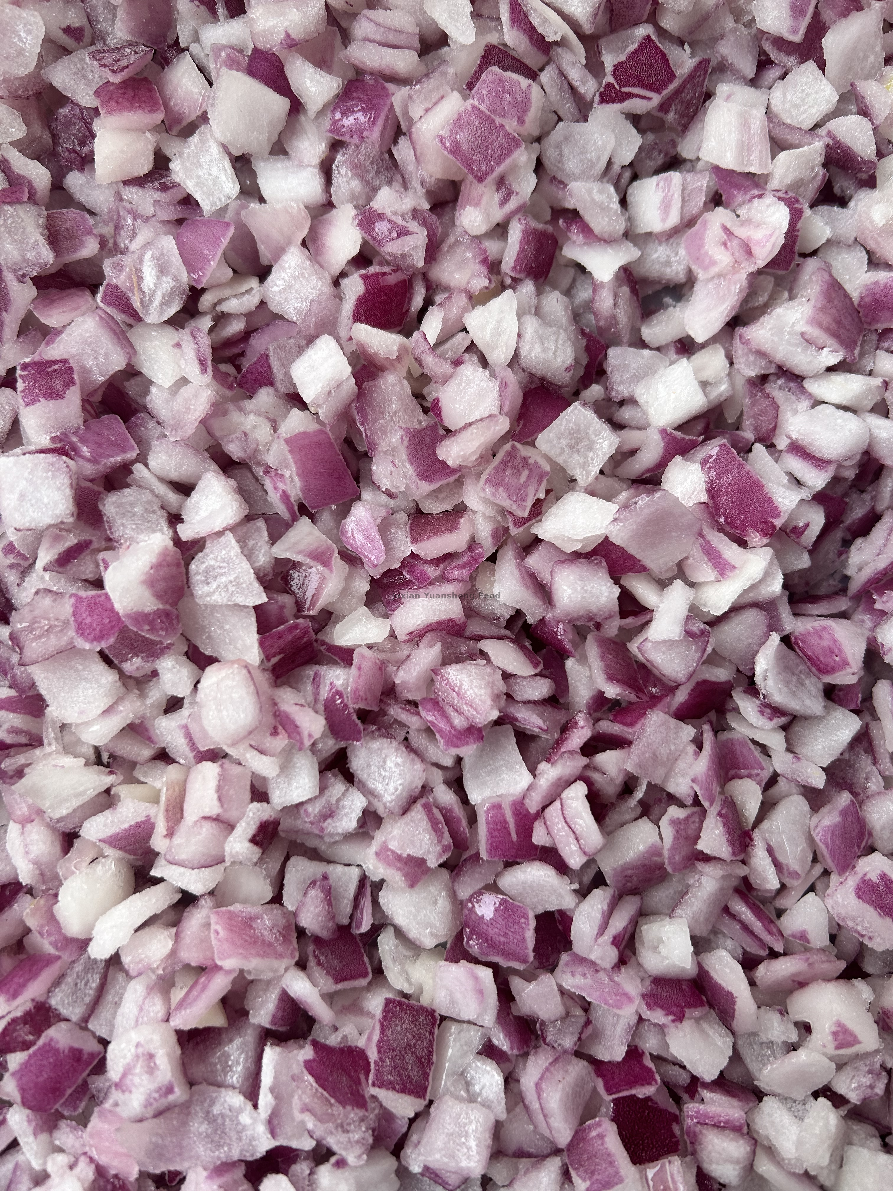  Grade A Frozen Red Onion Diced 10MM Slightly Sweet