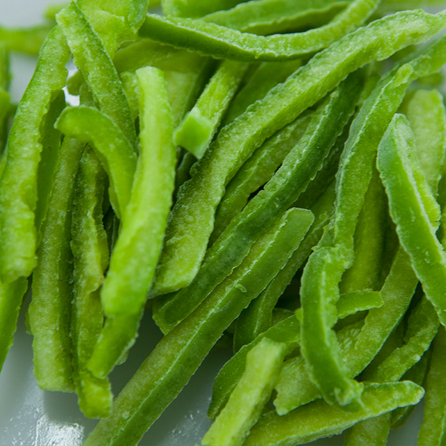 Frozen Green Bell Pepper Strip Wholesale with High Quality