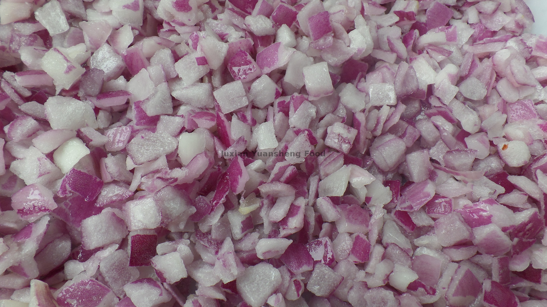  Grade A Frozen Red Onion Diced 10MM Slightly Sweet