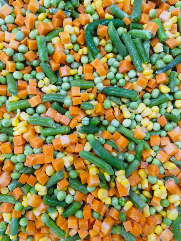 Grade A Non-GMO Frozen Sweet Corn Kernel with Peas Carrot and green bean