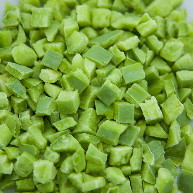 Wholesale Frozen Green Bell Pepper Dice 10kg Bulk with High Quality