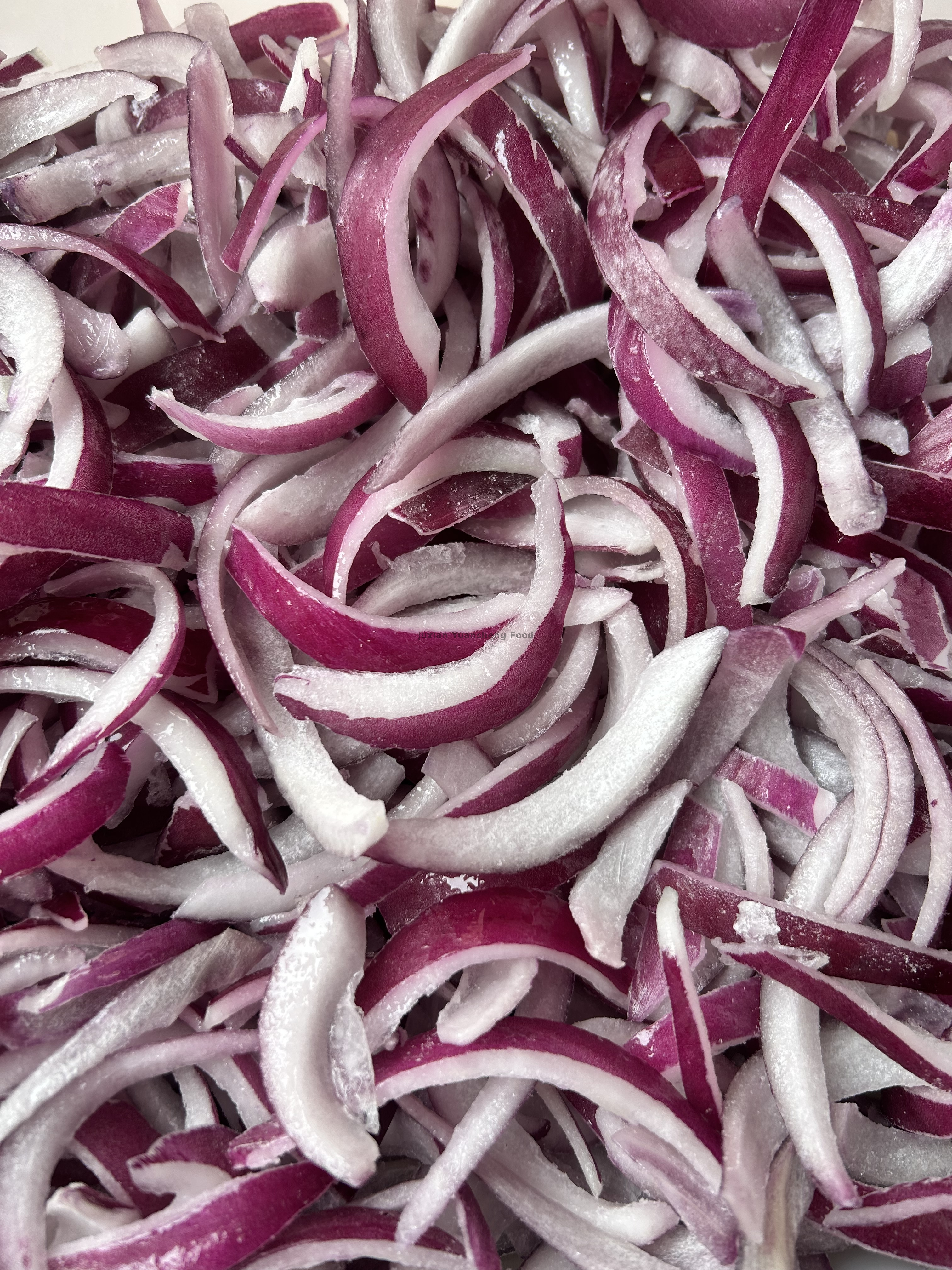 100% Natural Grade A Frozen Red Onion Strip 5-7MM Taste Typical 